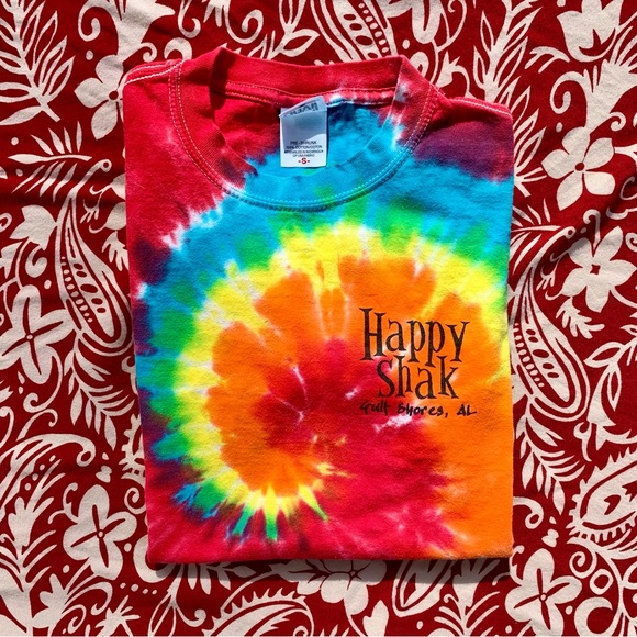 B & L’s Happy Shak Classic Tie Dye Tee 🌈 Gulf Shores, Alabama 🌈 circa 2006 - Picture 10 of 14